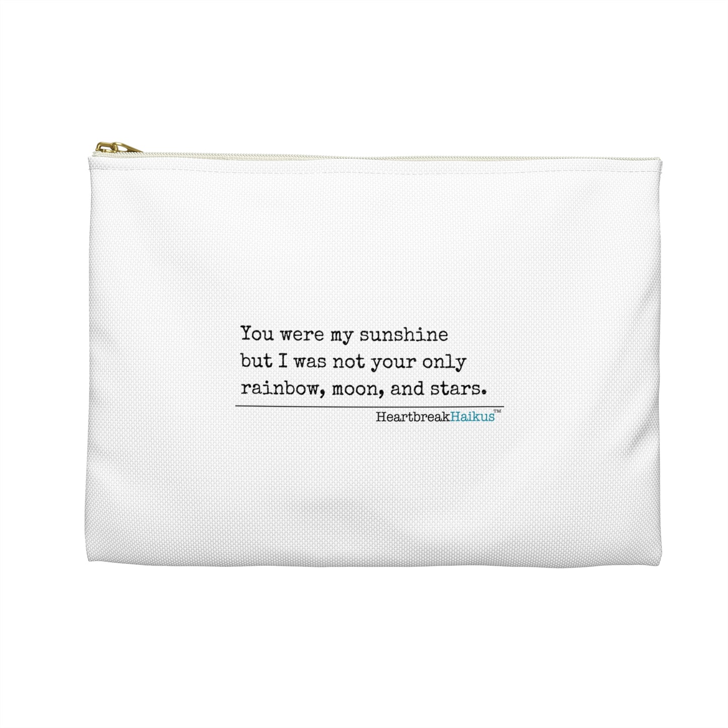 You Were My Sunshine Haiku - Accessory Pouch (Summer 2025 collection)
