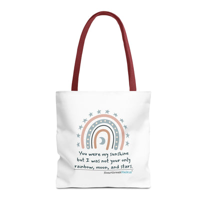 You Were My Sunshine Haiku - Tote Bag (Dual-sided print - Pastel Design)