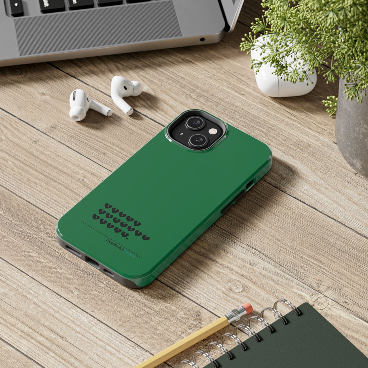 Hieroglyph Heartbreak Haiku Tough Phone Cases (evergreen)