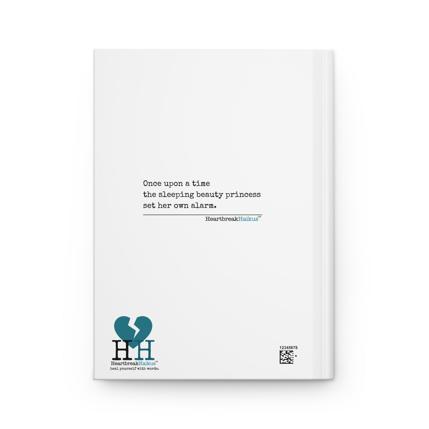 Sleeping Beauty's Alarm Haiku - Hardcover Journal (Dual-Design, Matte Finish)