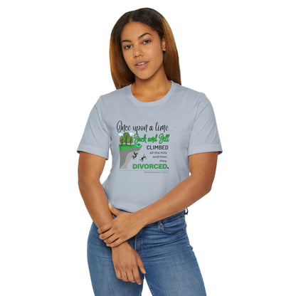 Jack and Jill Divorced Haiku - Lightweight Jersey T-Shirt