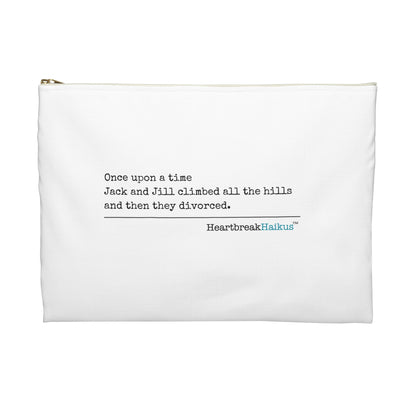 Jack and Jill Divorced. Accessory Pouch