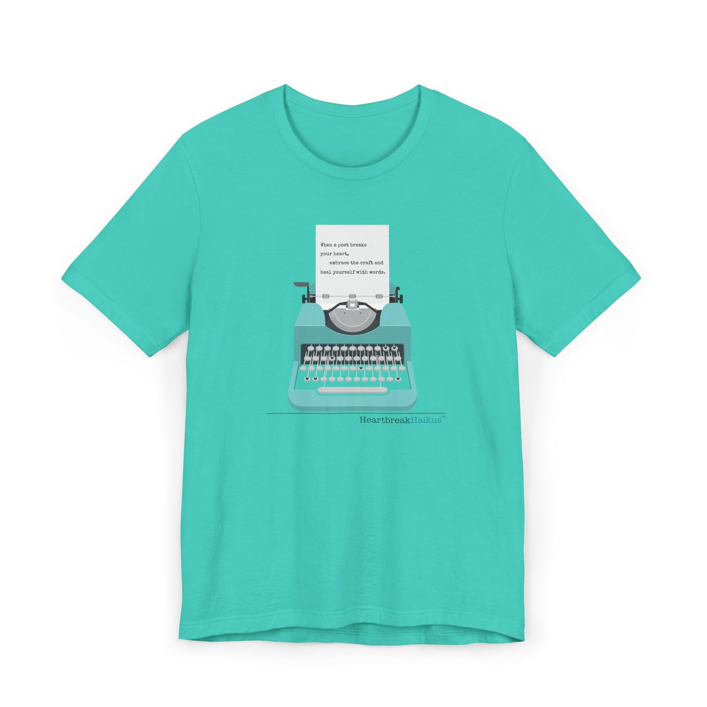 Heal Yourself with Words Haiku - Lightweight Jersey T-Shirt