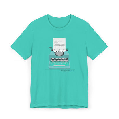 Heal Yourself with Words Haiku - Lightweight Jersey T-Shirt