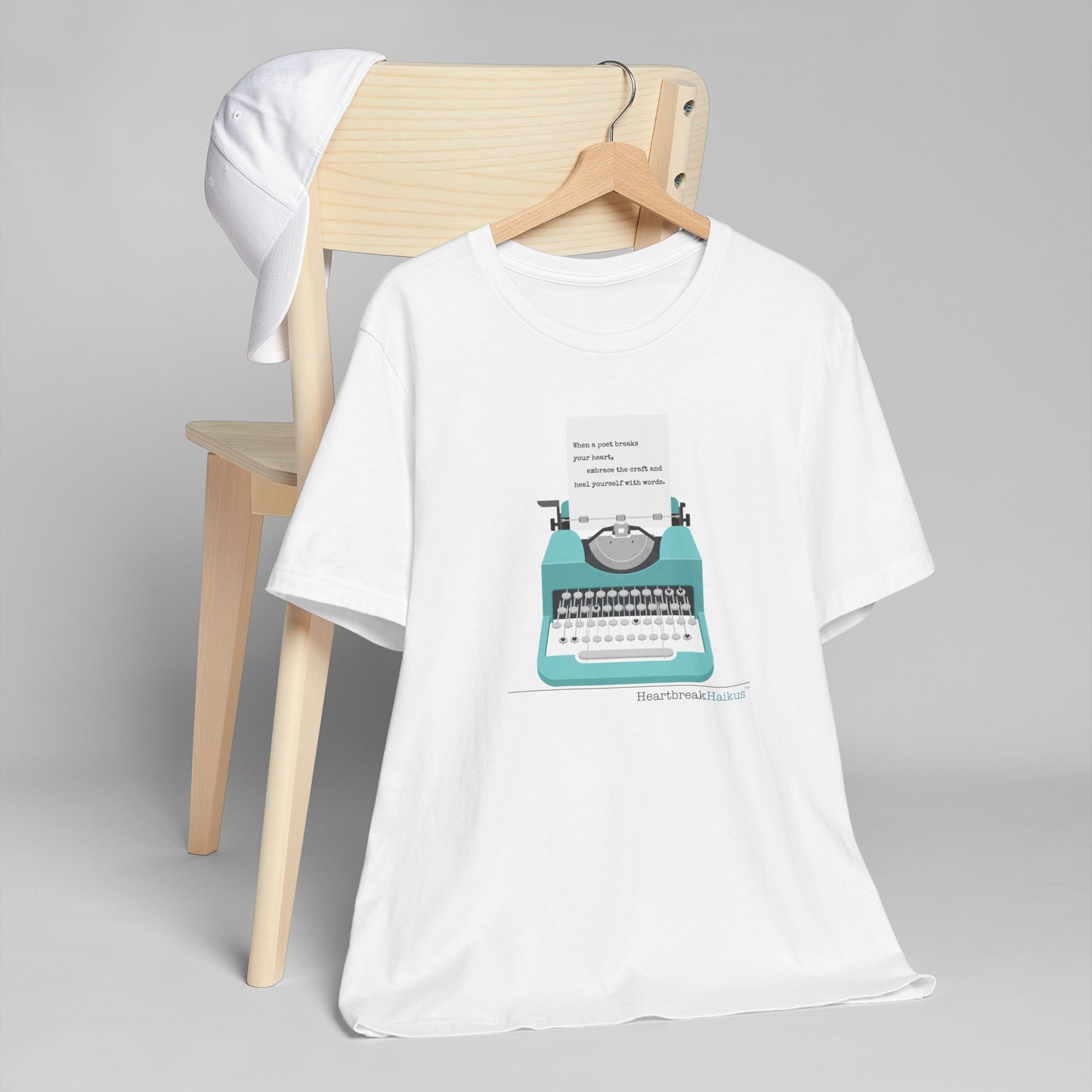 Heal Yourself with Words Haiku - Lightweight Jersey T-Shirt