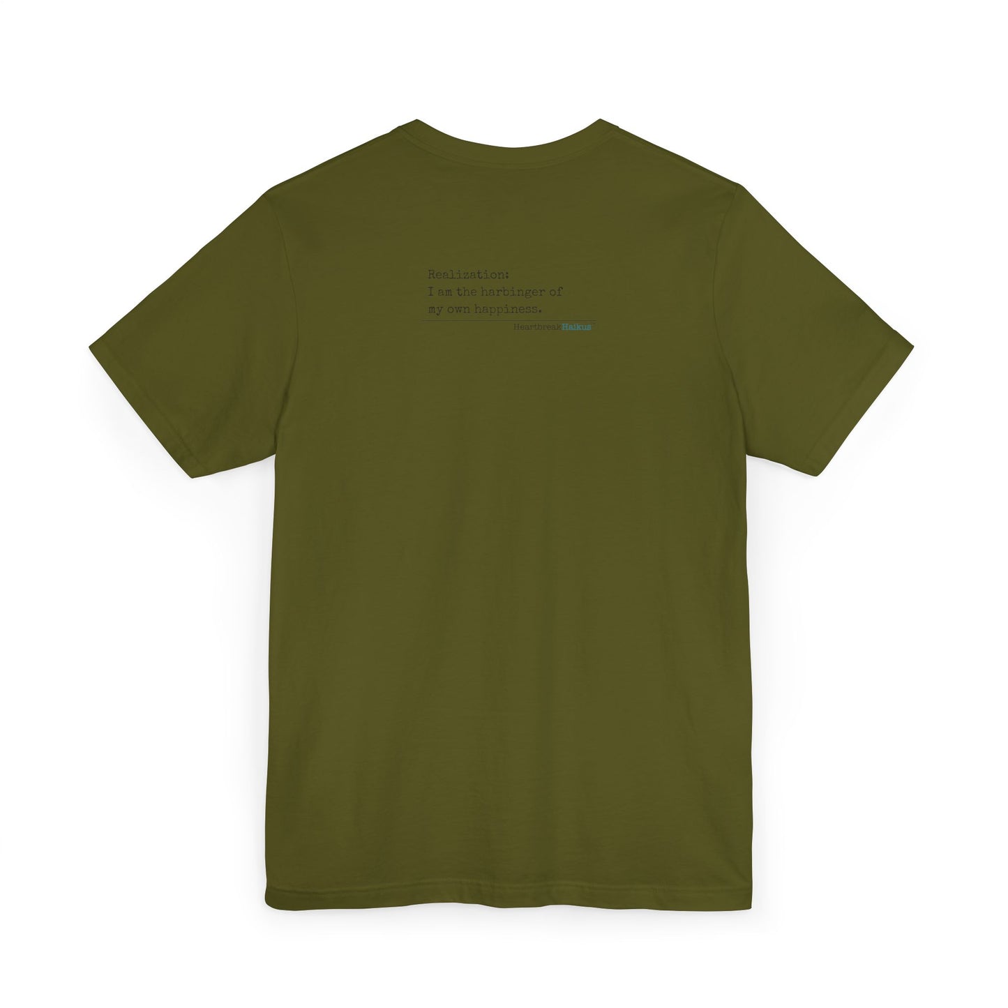 Harbinger of Happiness Haiku - Lightweight Jersey T-Shirt