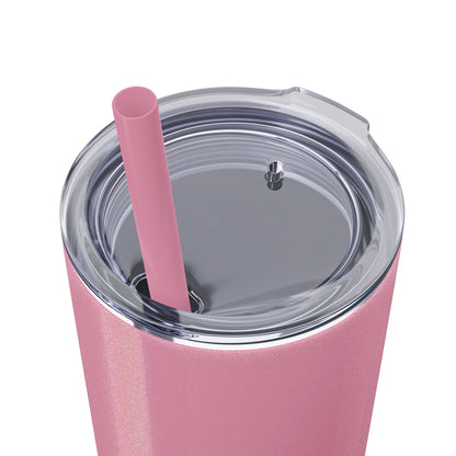 Medusa and Your Daddy Haiku - Skinny Venti Tumbler with Eco-Friendly, Reusable, Matching Straw, 20oz