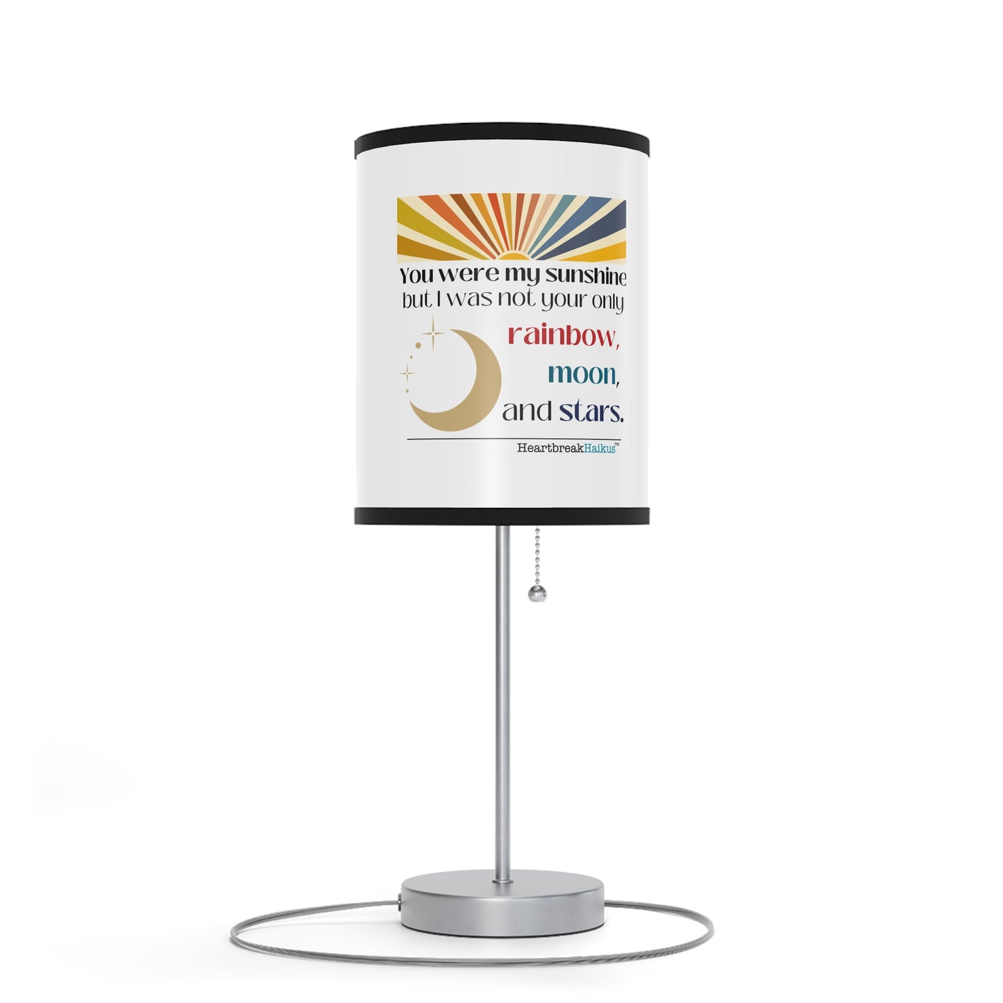You Were My Sunshine Haiku - Modern Table Lamp