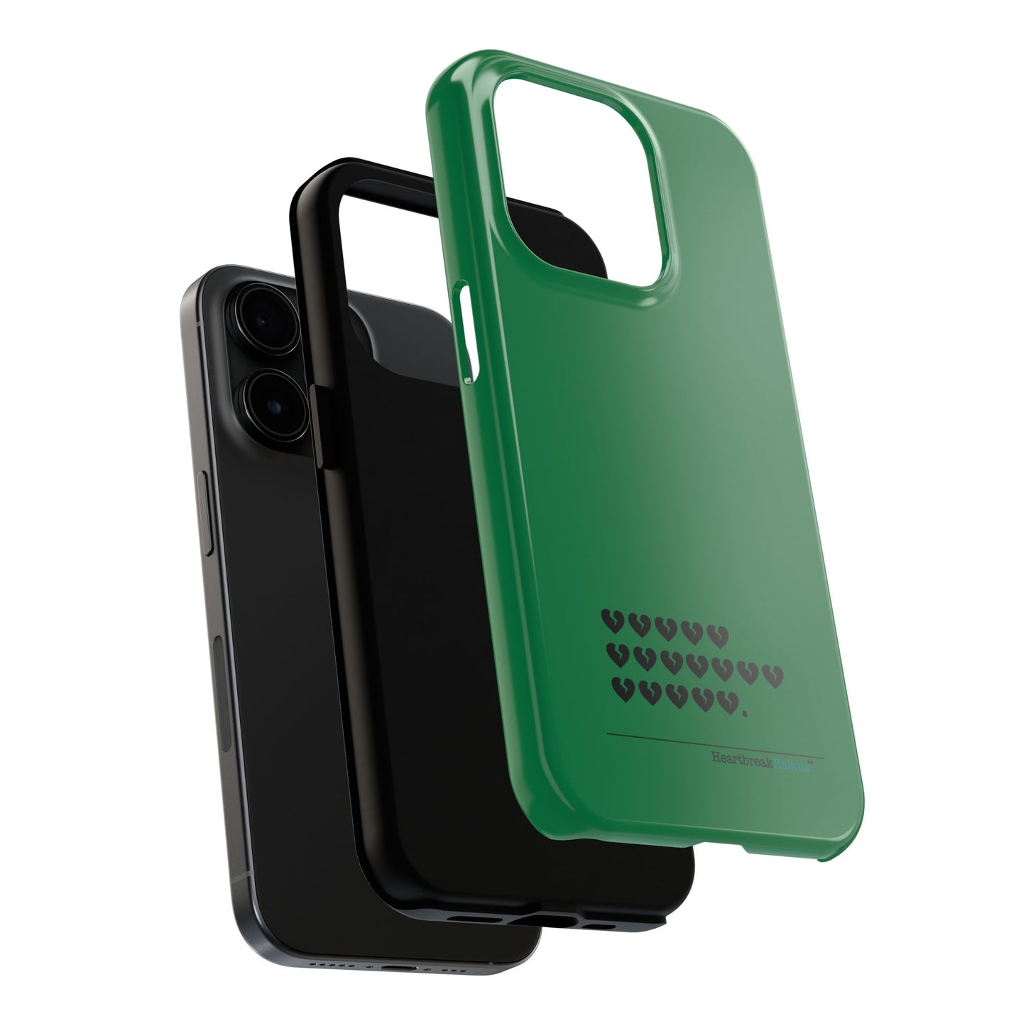 Hieroglyph Heartbreak Haiku Tough Phone Cases (evergreen)