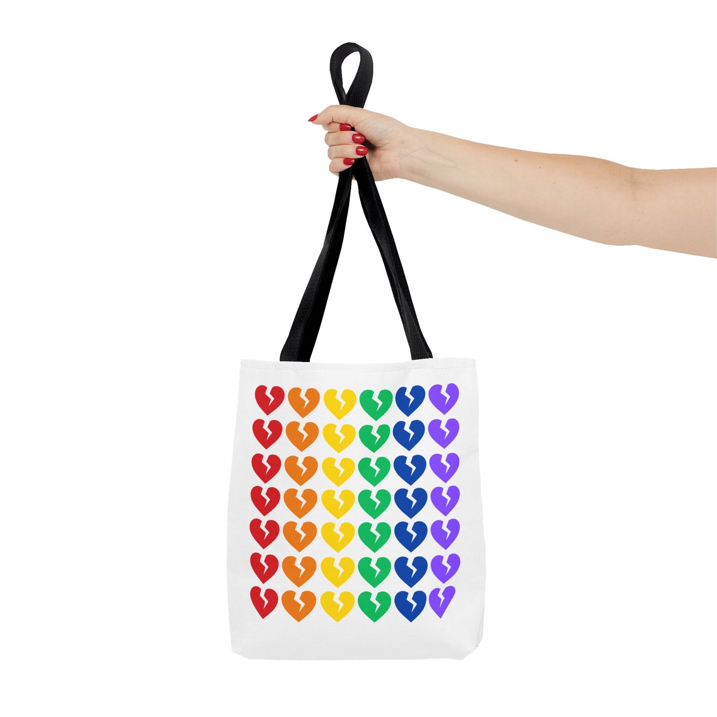 It's Not You/Me Haiku - Tote Bag (Rainbow Heartbreak Collection - Only Hearts Design)