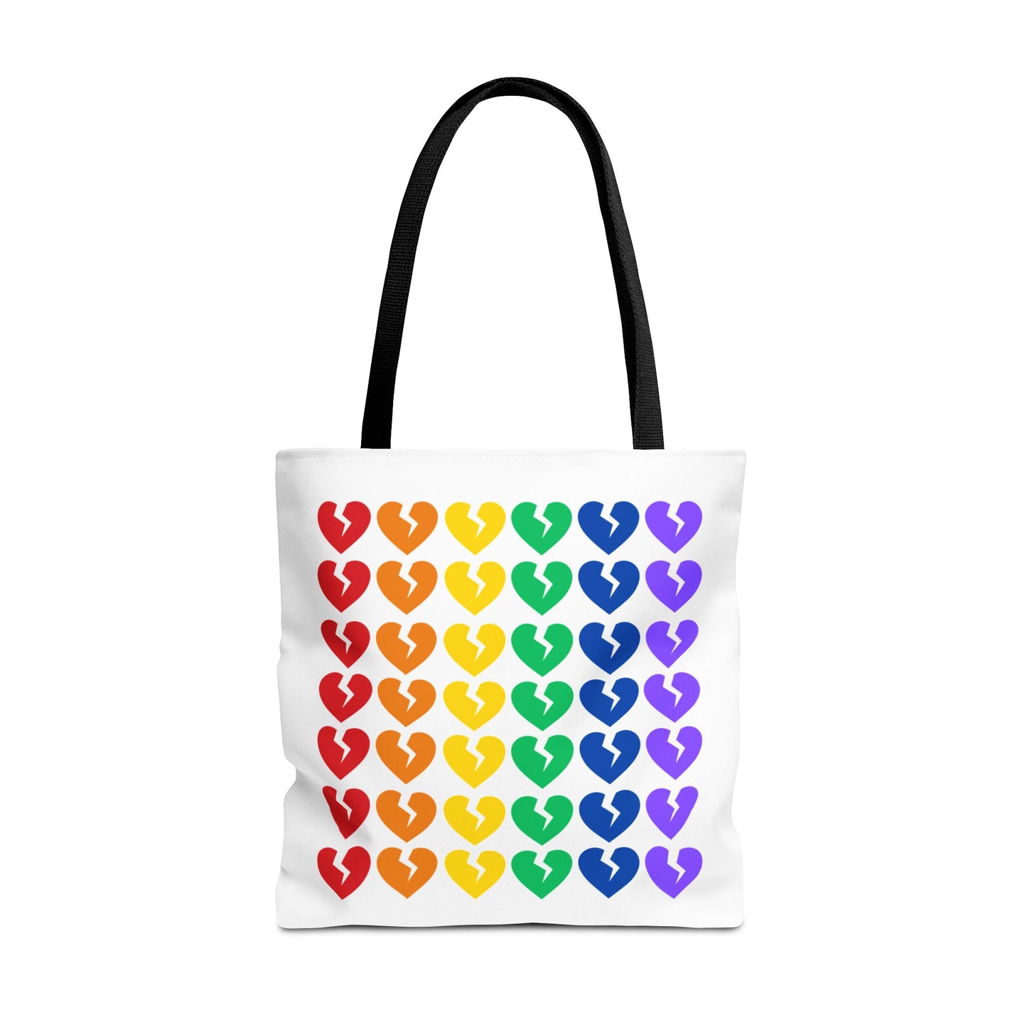 It's Not You/Me Haiku - Tote Bag (Rainbow Heartbreak Collection - Only Hearts Design)