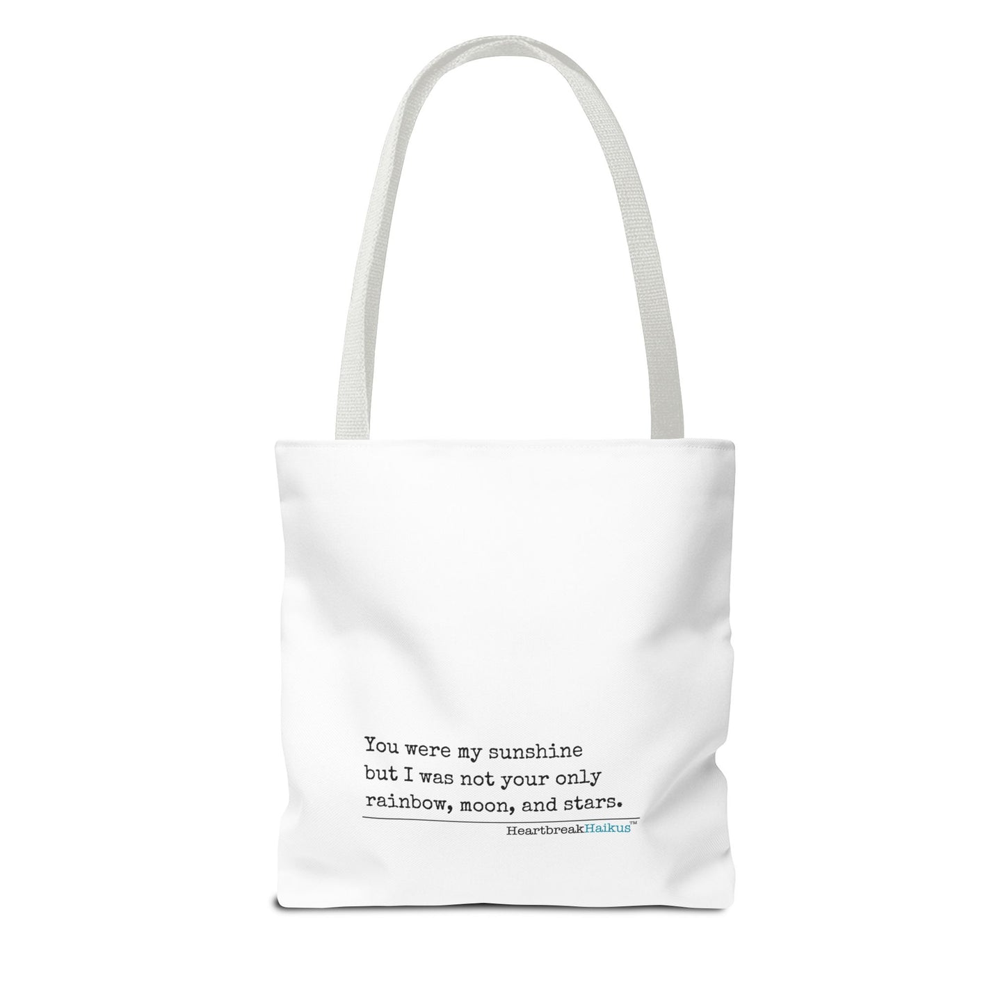 You Were My Sunshine Haiku - Tote Bag (Dual-sided print - Pastel Design)