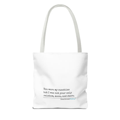 You Were My Sunshine Haiku - Tote Bag (Dual-sided print - Pastel Design)