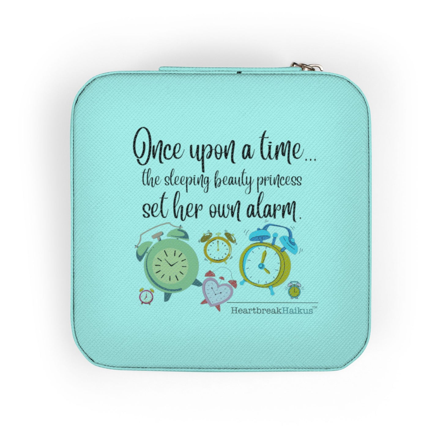 Sleeping Beauty's Alarm Haiku - Charming Jewelry Organizer and Travel Case