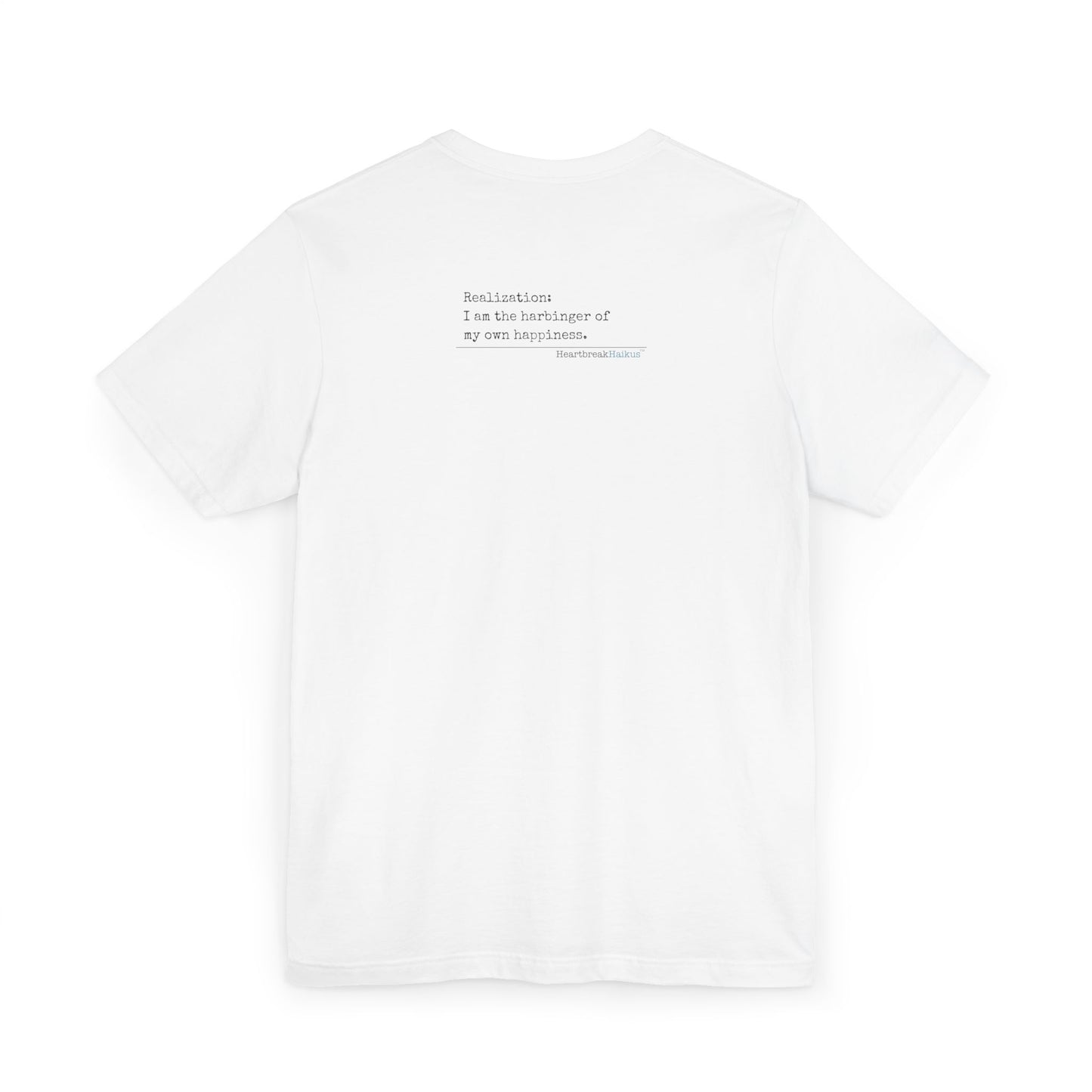 Harbinger of Happiness Haiku - Lightweight Jersey T-Shirt