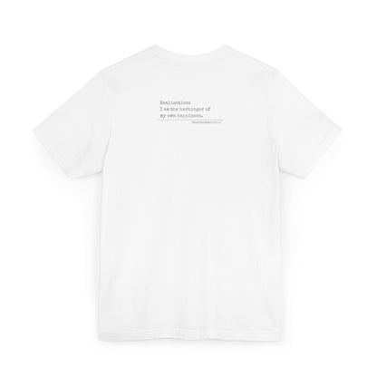 Harbinger of Happiness Haiku - Lightweight Jersey T-Shirt