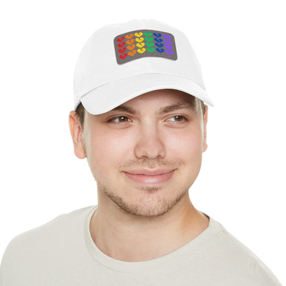 Only Hearts - Adjustable Baseball Cap (Rainbow Hearts Collection)