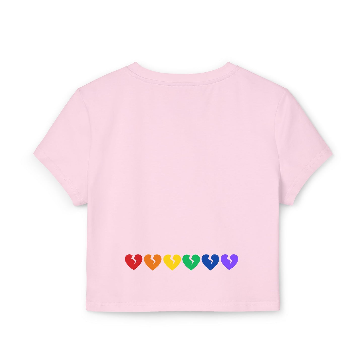 It's Not Me/You Haiku - Baby Tee (Rainbow Hearts Collection)