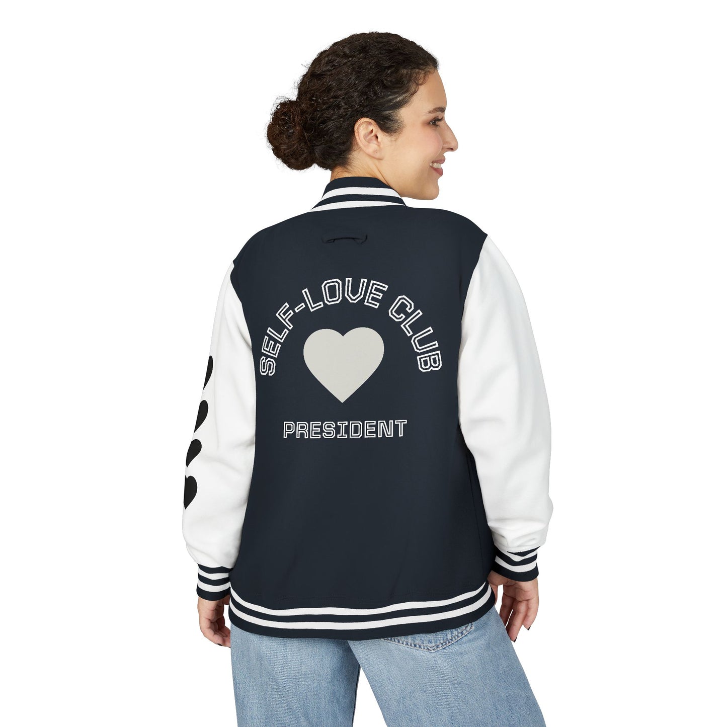 Self-Love Club President - Letterman-Style Jacket
