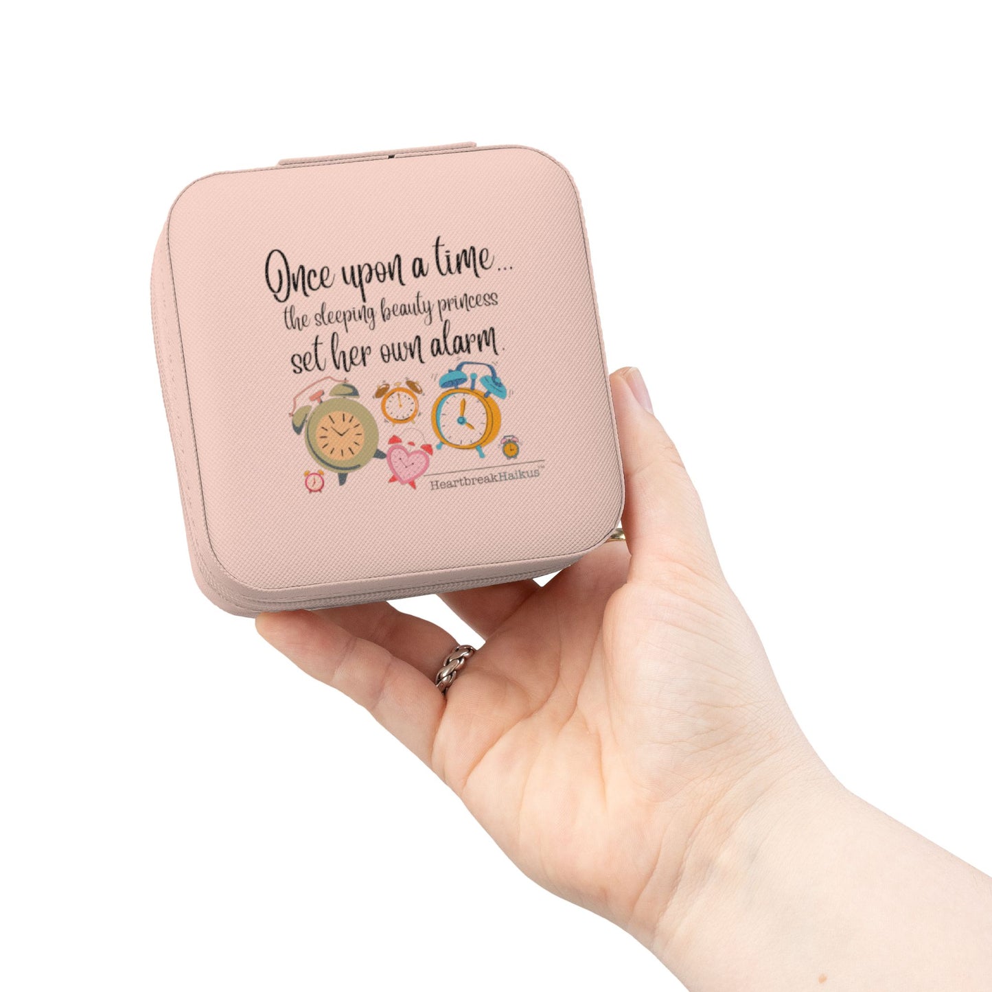 Sleeping Beauty's Alarm Haiku - Charming Jewelry Organizer and Travel Case