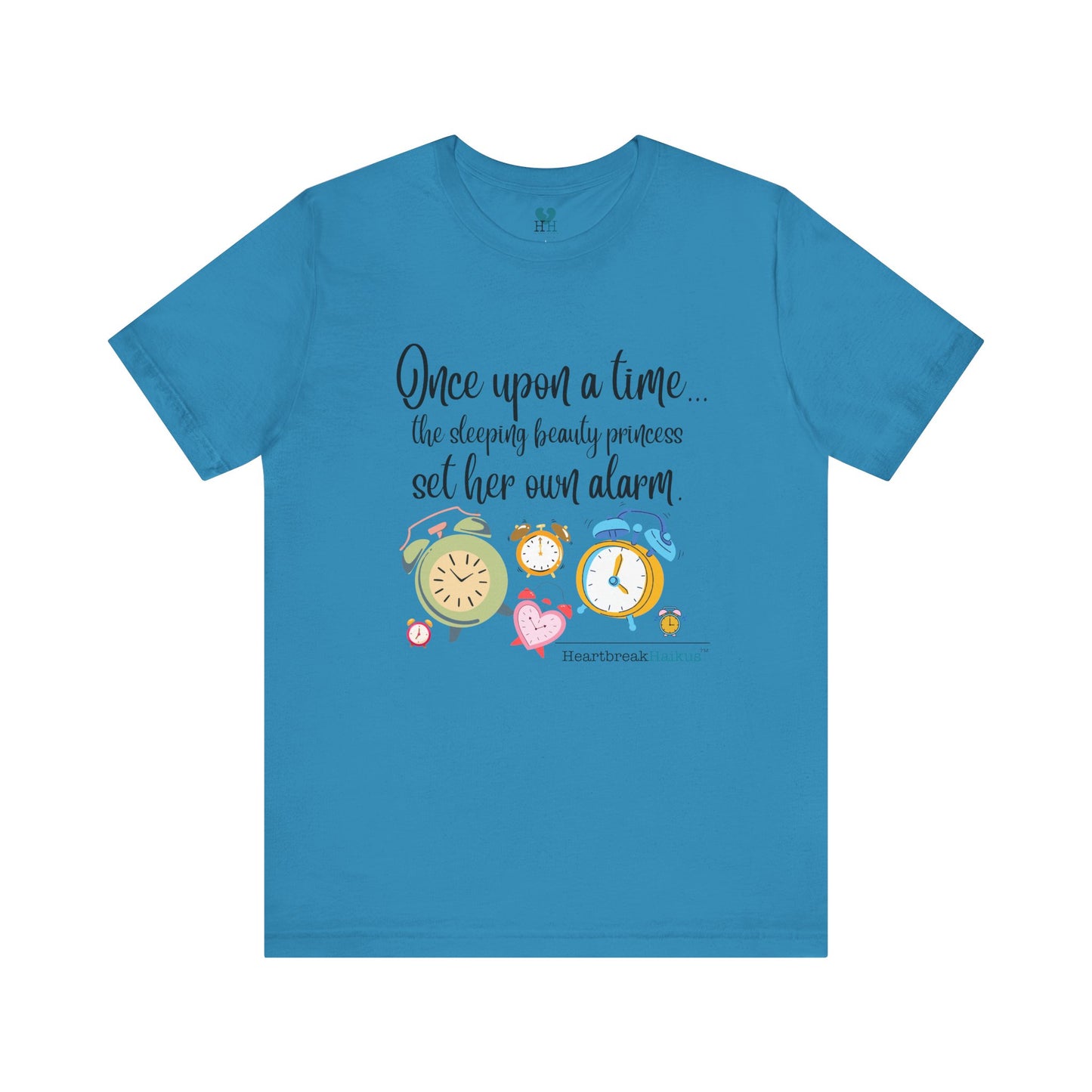 Sleeping Beauty's Alarm Haiku - Short Sleeve T-Shirt