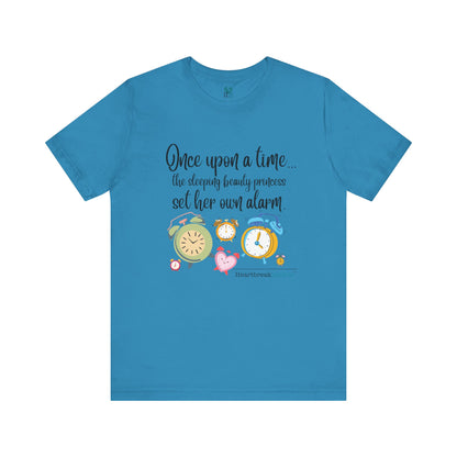 Sleeping Beauty's Alarm Haiku - Short Sleeve T-Shirt