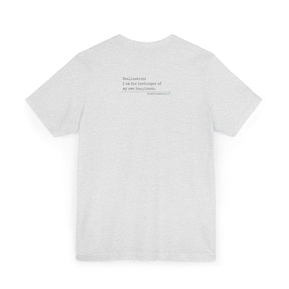 Harbinger of Happiness Haiku - Lightweight Jersey T-Shirt