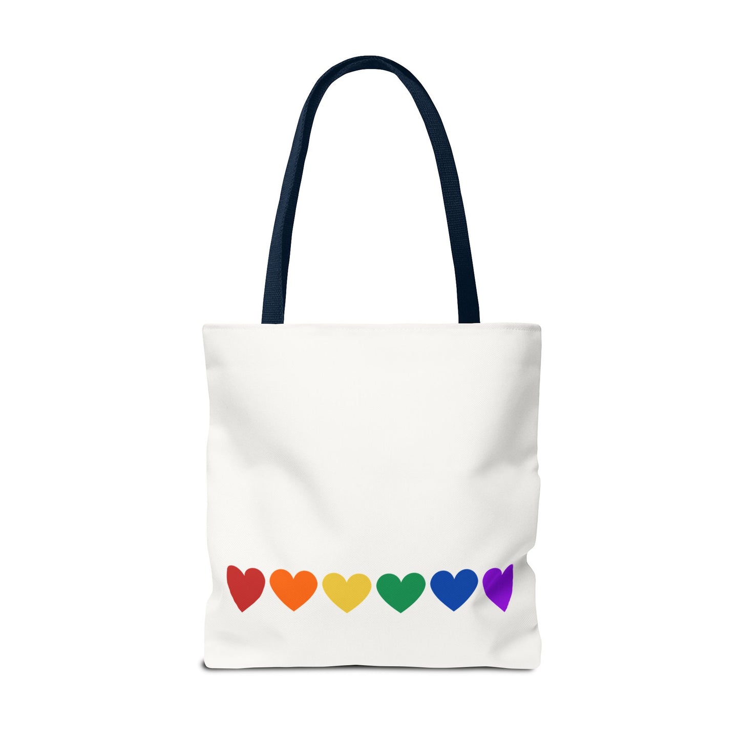 Rainbow Hearts Tote Bag (Single Row) - Only Hearts Collection