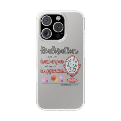 Harbinger of Happiness Haiku - Semi-Transparent Flexible iPhone Case