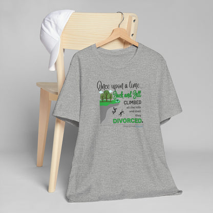 Jack and Jill Divorced Haiku - Lightweight Jersey T-Shirt
