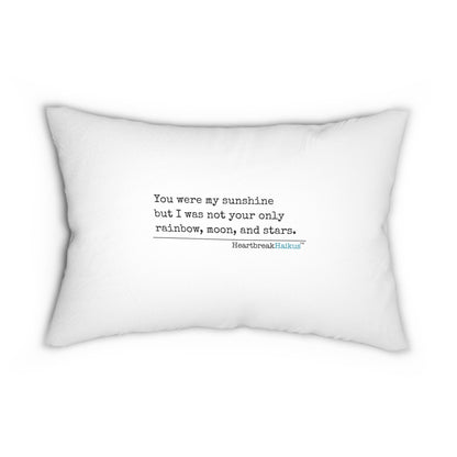 You Were My Sunshine. Spun Polyester Lumbar Pillow