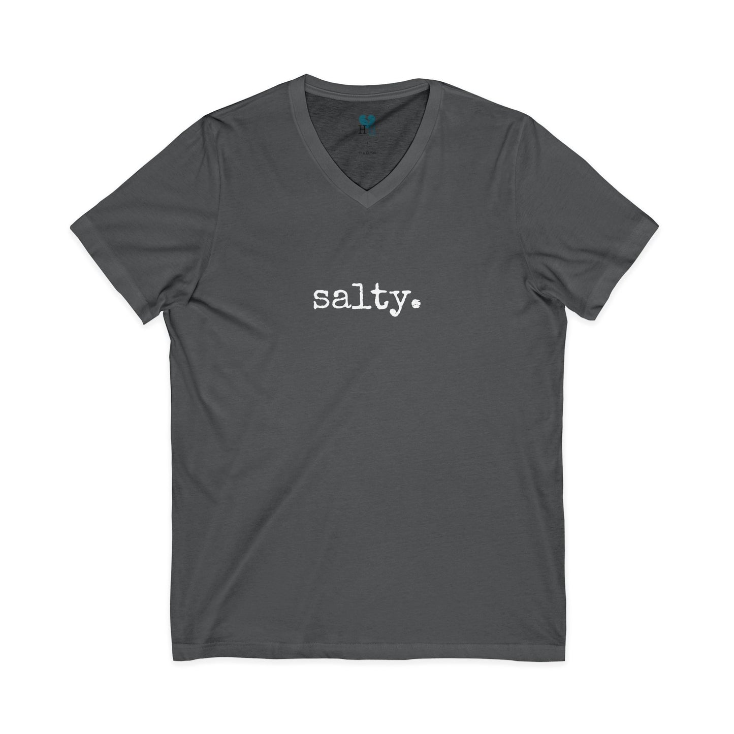 Salty - Jersey Short Sleeve V-Neck Tee (The One Word Collection)
