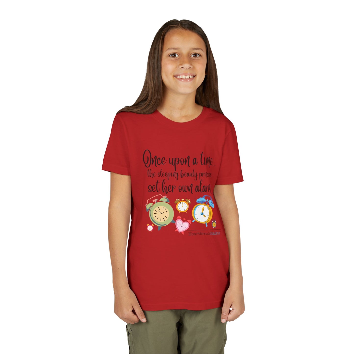 Sleeping Beauty's Alarm Haiku - Youth Short Sleeve Tee