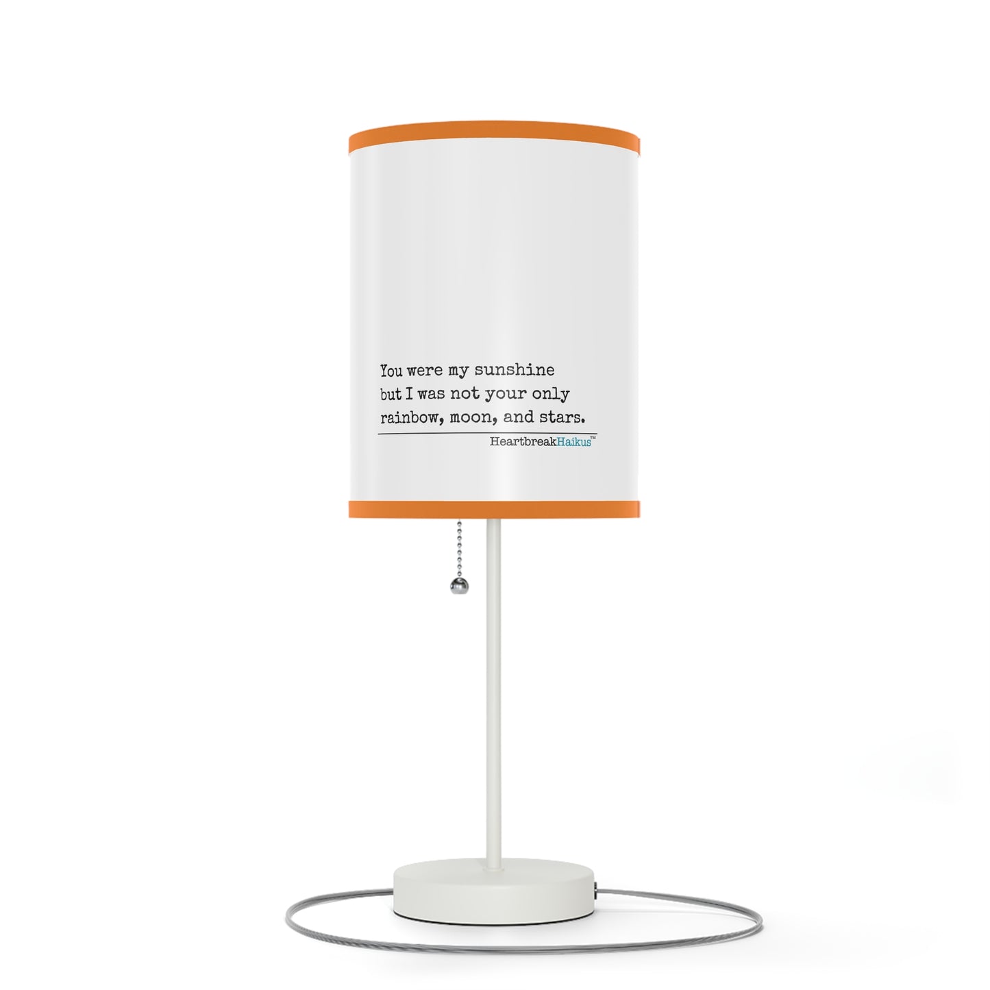 You Were My Sunshine Haiku - Modern Table Lamp