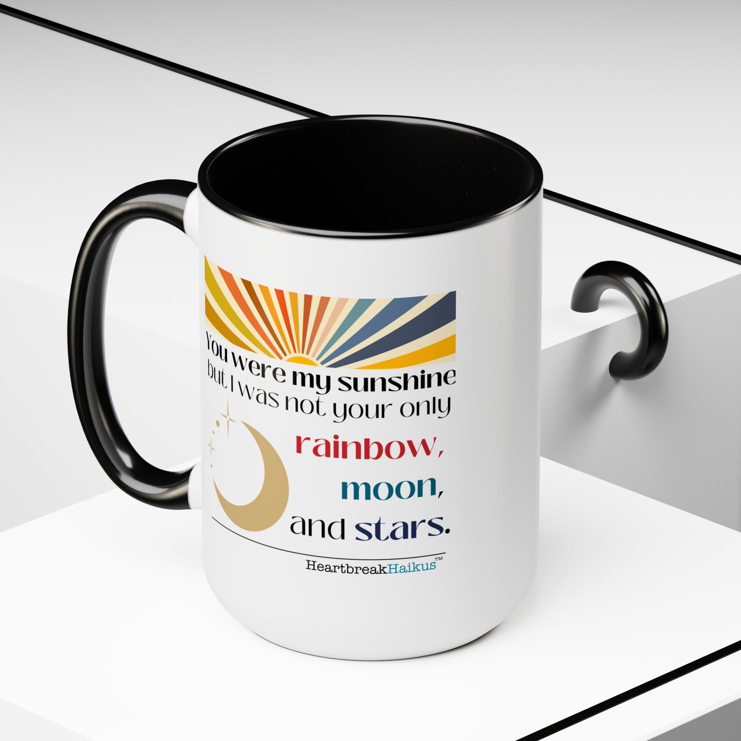 You Were My Sunshine Haiku - Two-Tone, Coffee Mug, 15oz - Dual-Sided Printing