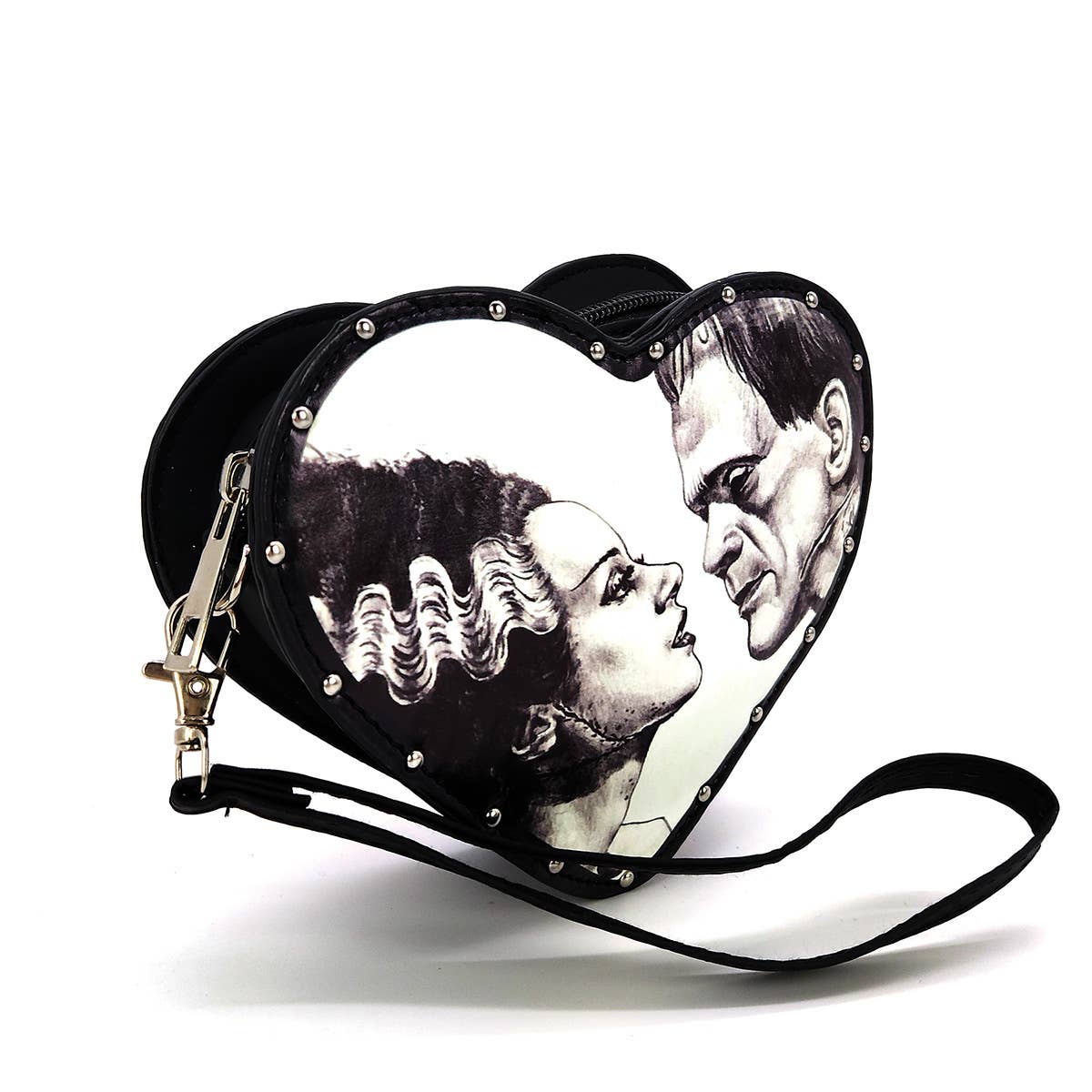 The Frankensteins - Glow in the Dark Heart-Shaped Wristlet