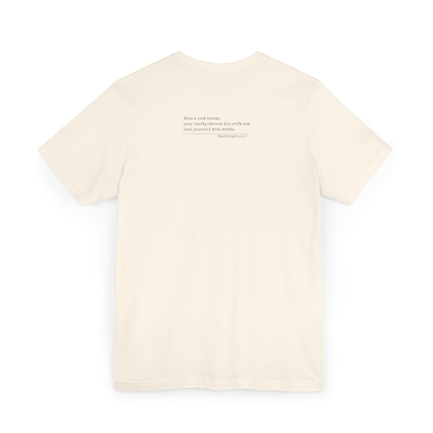 Heal Yourself with Words Haiku - Lightweight Jersey T-Shirt