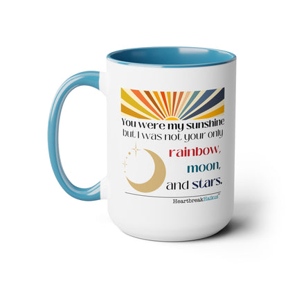 You Were My Sunshine Haiku - Two-Tone, Coffee Mug, 15oz - Dual-Sided Printing