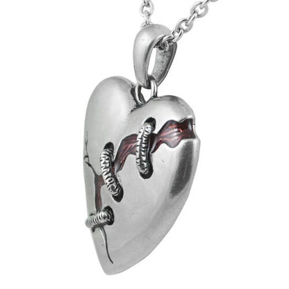 Stitched Heart Necklace - Cure For A Broken Heart