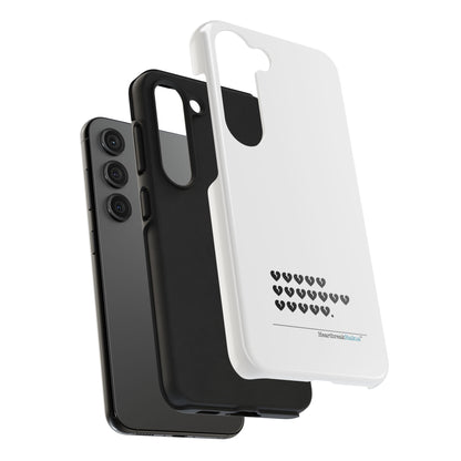 Hieroglyph Heartbreak Haiku Tough Phone Cases (white)