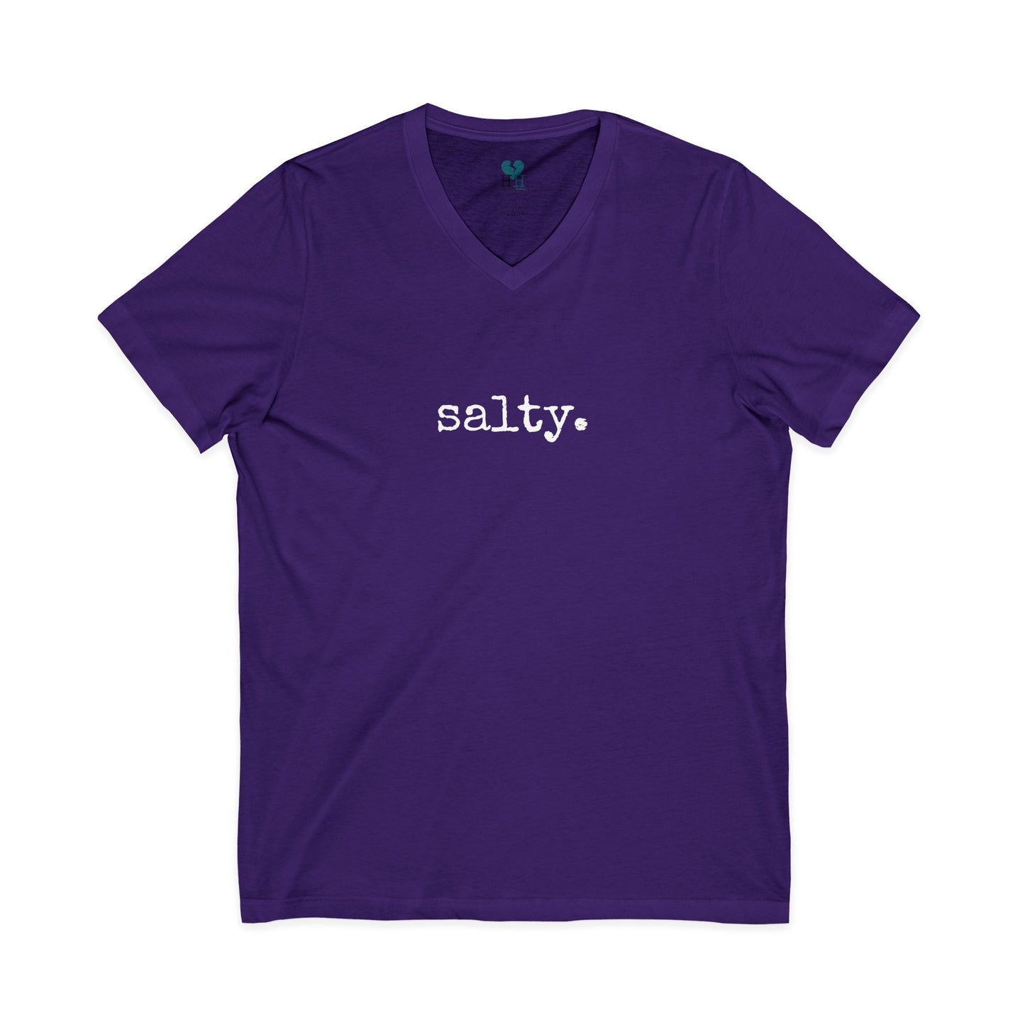 Salty - Jersey Short Sleeve V-Neck Tee (The One Word Collection)
