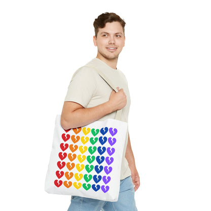 It's Not You/Me Haiku - Tote Bag (Rainbow Heartbreak Collection - Only Hearts Design)