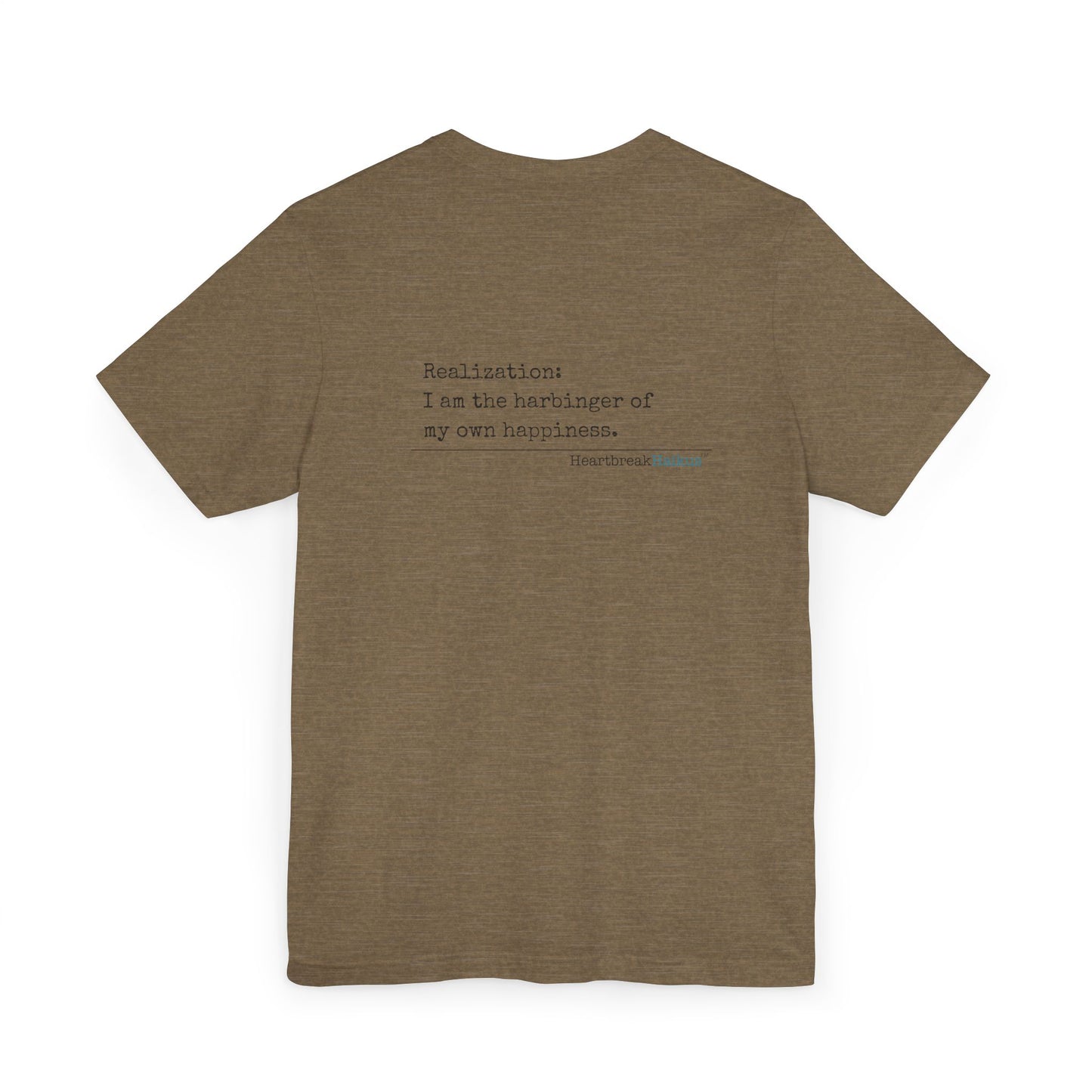 This classic unisex jersey short sleeve tee fits like a well-loved favorite. Soft cotton and quality print make users fall in love with it over and over again. These t-shirts have-ribbed knit collars to bolster shaping. The shoulders are tapered for a bet