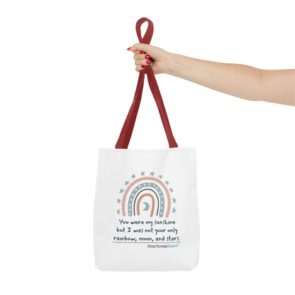 You Were My Sunshine Haiku - Tote Bag (Dual-sided print - Pastel Design)