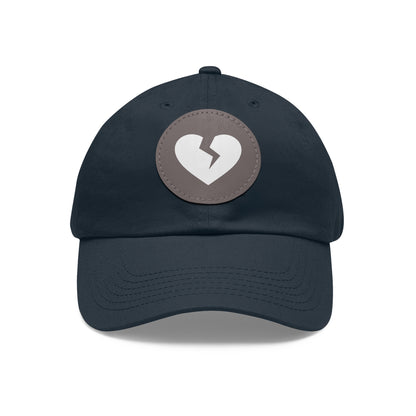 Solo Heart (White Heart) - Leather Patch, Casual Hat (Only Hearts Collection)