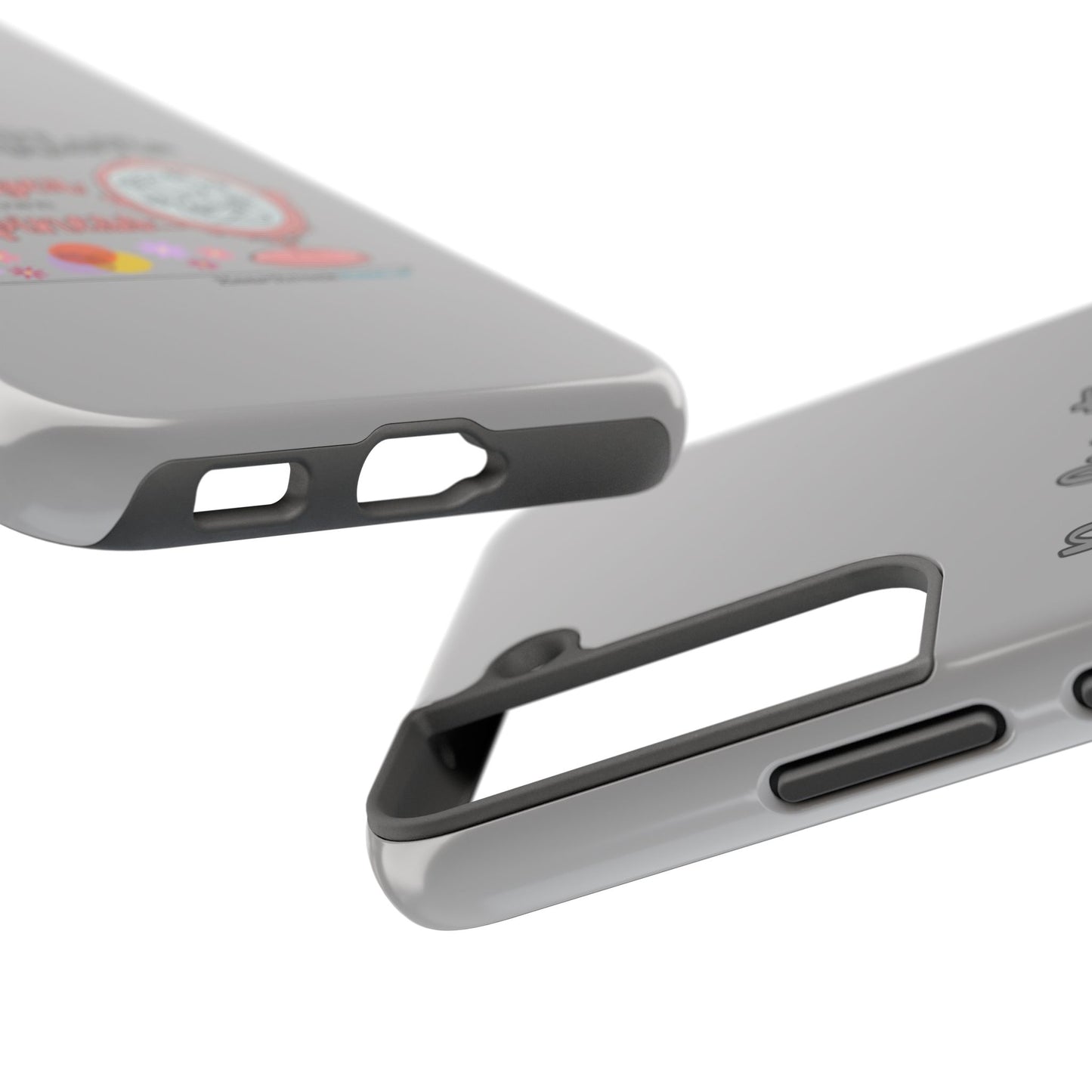 Harbinger of Happiness Tough Phone Cases (light grey)