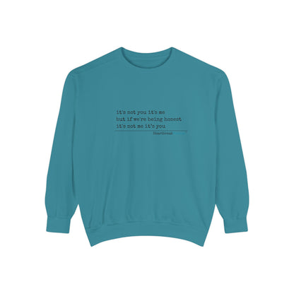 Luxurious comfort and style are what this unisex, garment-dyed sweatshirt is all about. It's made with 80% ring-spun cotton and 20% polyester and the fabric is 3-end garment-dyed, ring-spun, color-blast fleece with a 100% cotton face. Each sweatshirt come