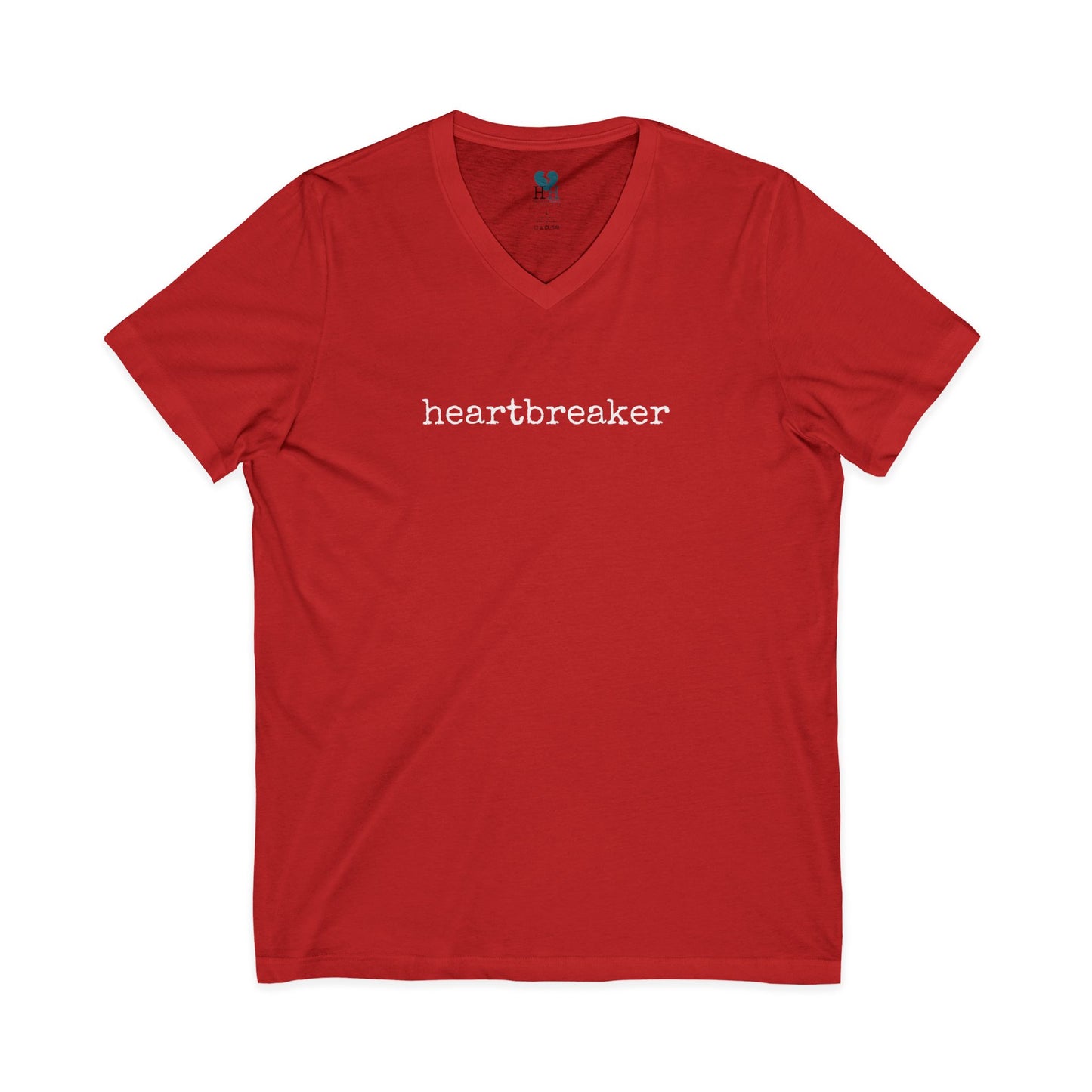 Heartbreaker - Jersey Short Sleeve V-Neck T-Shirt (The One Word Collection)