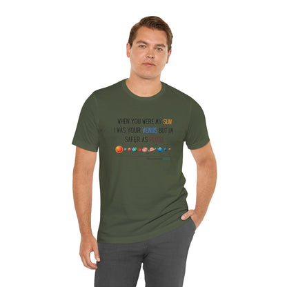 Safer as Pluto Haiku - Short Sleeve T-Shirt