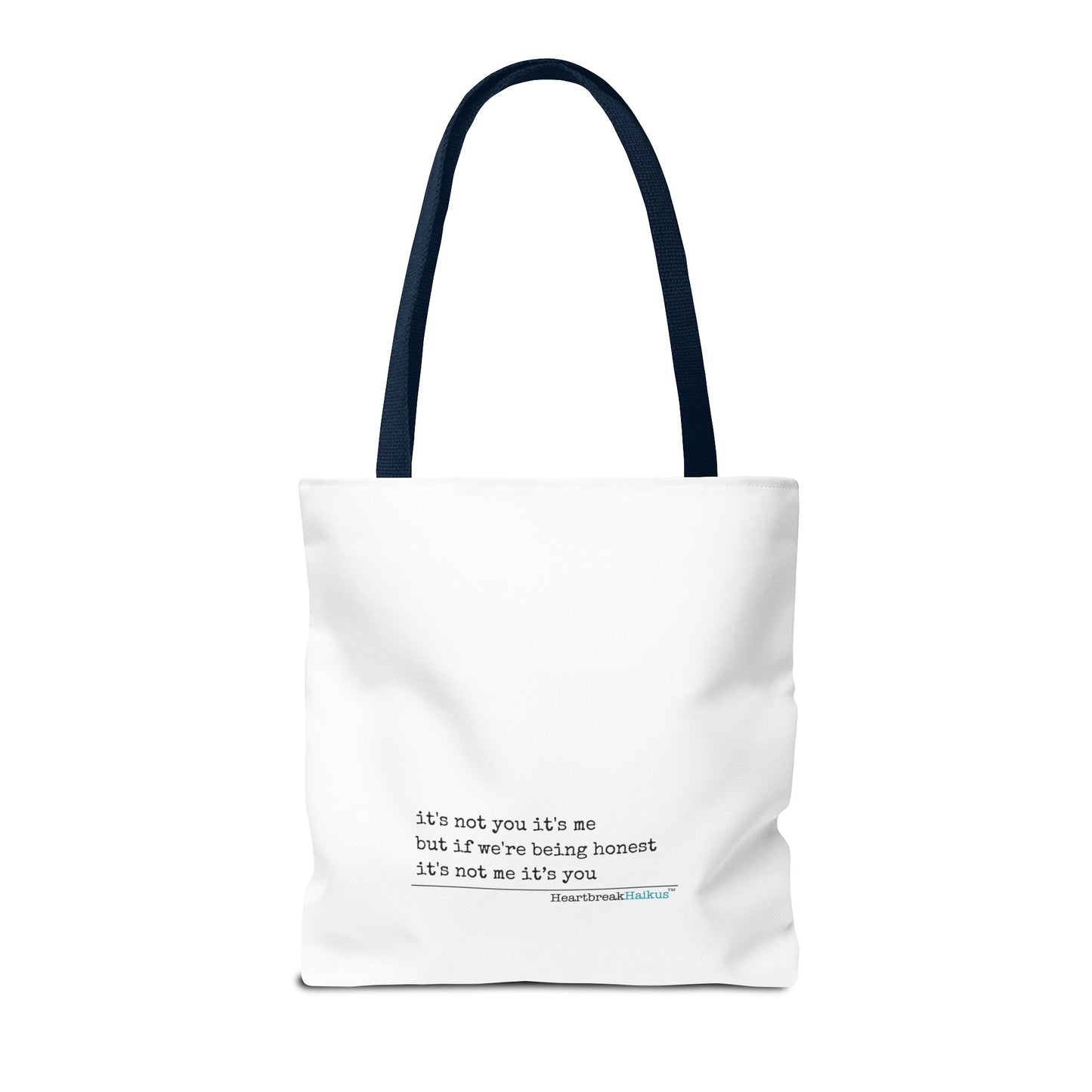 It's Not You/Me Haiku - Tote Bag (Rainbow Hearts Collection)